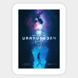 URANUS 2324 Movie Poster B | Freenbecky Uranus2324 Sticker